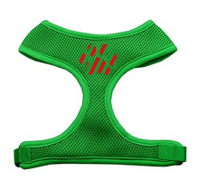 Load image into Gallery viewer, Christmas Paw Print Soft Mesh Harness