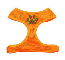 Load image into Gallery viewer, Christmas Paw Print Soft Mesh Harness