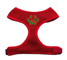 Load image into Gallery viewer, Christmas Paw Print Soft Mesh Harness