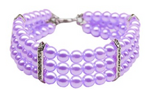 Load image into Gallery viewer, Three Row Pearl Necklace